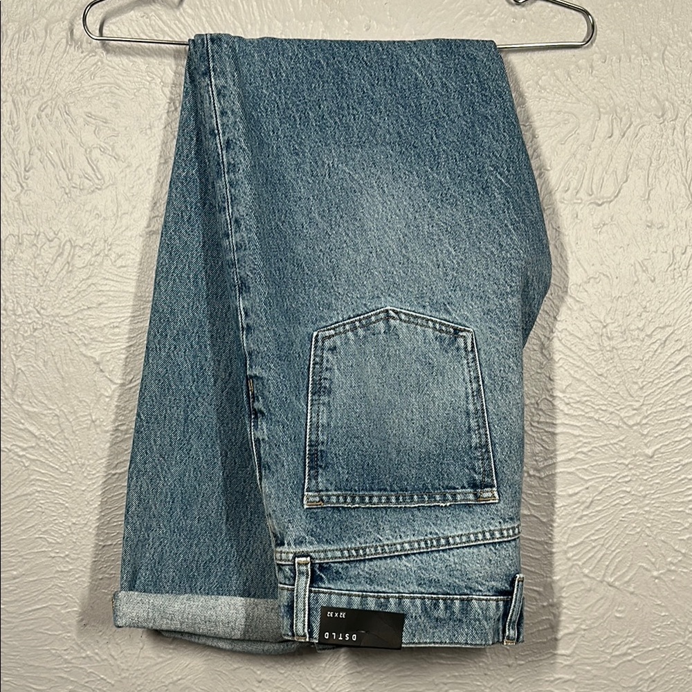 NWT DSTLD Slim 100% Cotton Blue Jeans Men's Size 32 x 32
